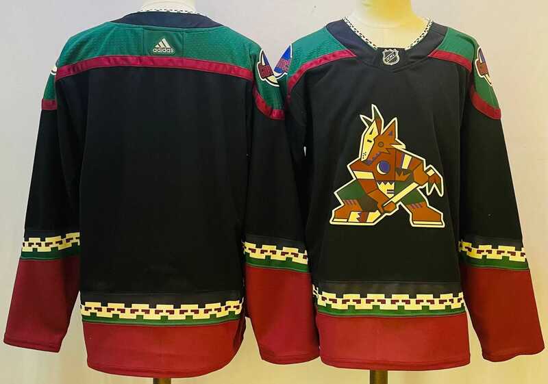 Men%27s Arizona Coyotes Blank Black Stitched Jersey->phoenix coyotes->NHL Jersey